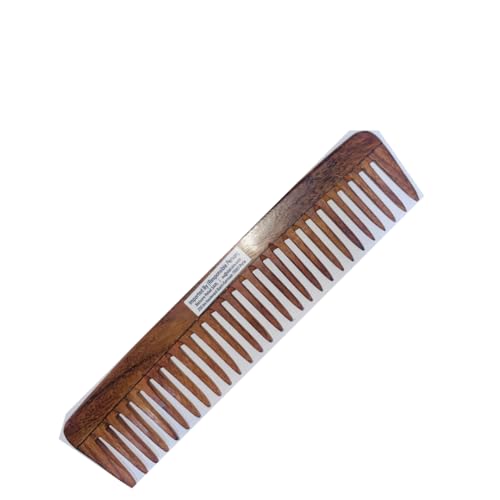 SVATV Handcrafted Rosewood Comb for Detangling Hair Comb For Thick Curly And Wavy Hair NonStatic and Ecofriendly Made in India S76A - Image 1