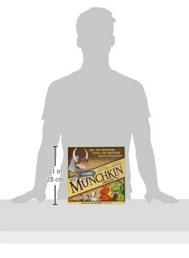 STEVE JACKSON GAMES Munchkin Deluxe Board Game (Base Game), Family Board & Card Game, Adults, Kids, & Fantasy Roleplaying Game, Ages 10+, 3-6 Players, Avg Play Time 120 Min, From Steve Jackson Games - Image 3