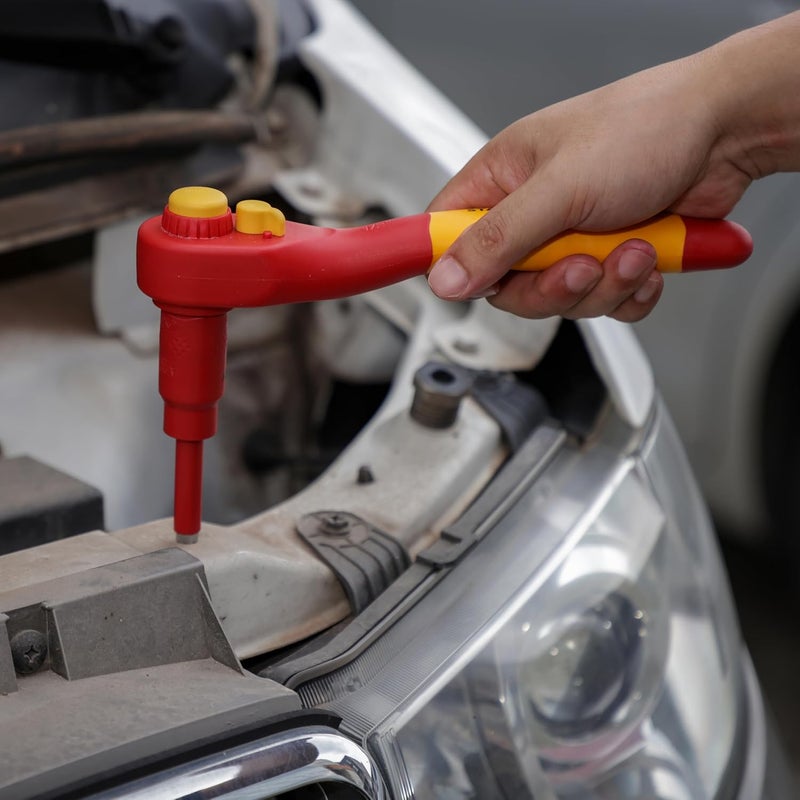 STANLEY STMT7784423B 12 VDE Insulated Hex Driver Socket 4x120mm Ideal For Repair Of Electric Vehicles Red - Image 5