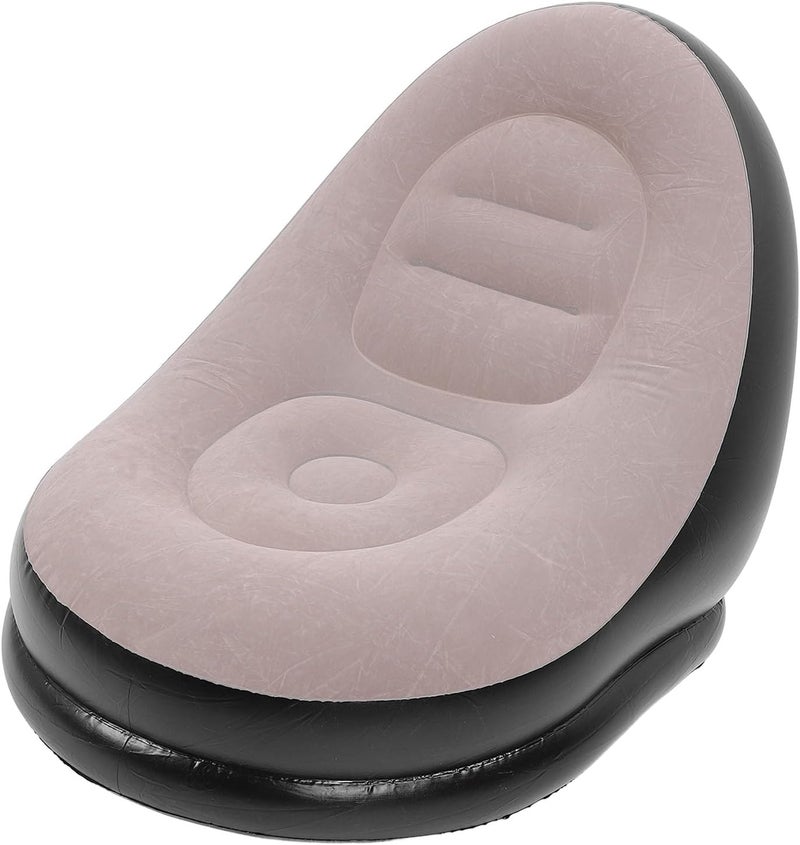 Temp & permanent project compatible CCYLEZ Inflatable Lounger, Inflatable Sofa, Simple Flocking, Soft 220.5lb Load Capacity for Outdoor Global light sturdy raw material - Image 4