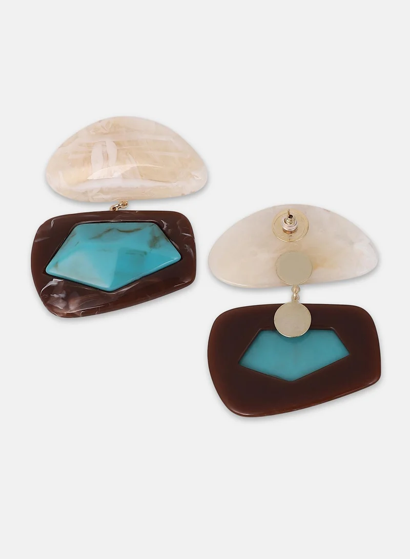 SOHI Tanah Statement Artificial Drop Earring Jewellery