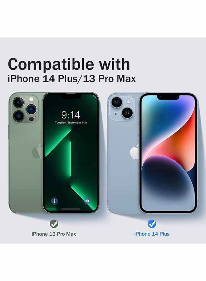 Full Cover Glass Screen Protector For iPhone 14 Plus/13 Pro Max 6.7-inch Black - Image 2