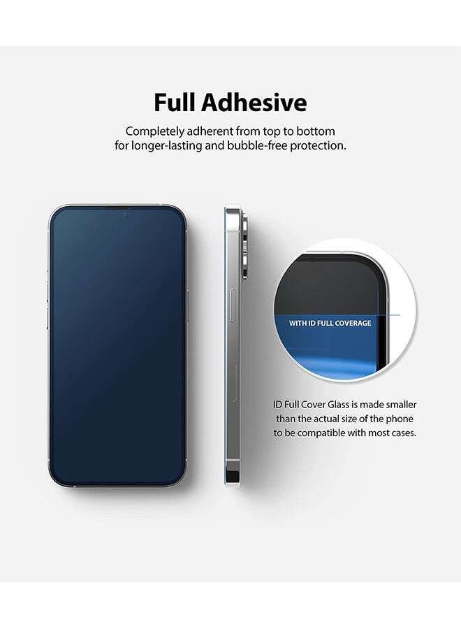 Full Cover Glass Screen Protector For iPhone 14 Plus/13 Pro Max 6.7-inch Black - Image 3