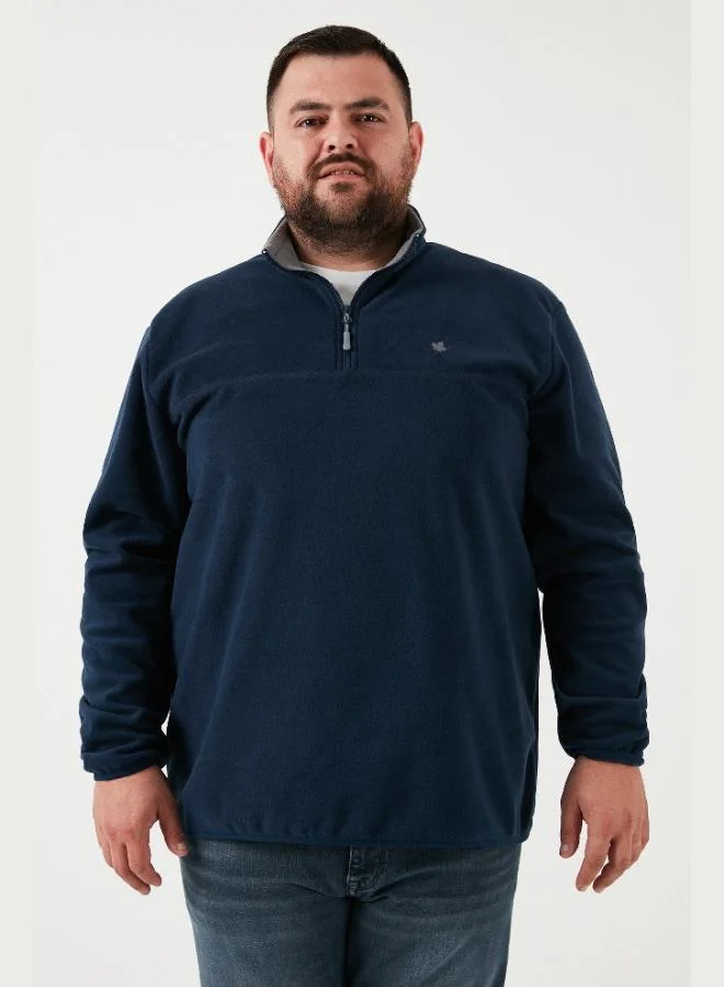 Buratti  Buratti Regular Fit Anti-Pilling Plus Size Brushed Cold-Resistant 2-Pack Men's Fleece POLAR 5906001BS2 for Men | Best Price UAE