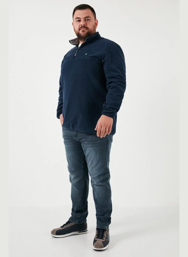 Buratti  Buratti Regular Fit Anti-Pilling Plus Size Brushed Cold-Resistant 2-Pack Men's Fleece POLAR 5906001BS2 for Men | Best Price UAE