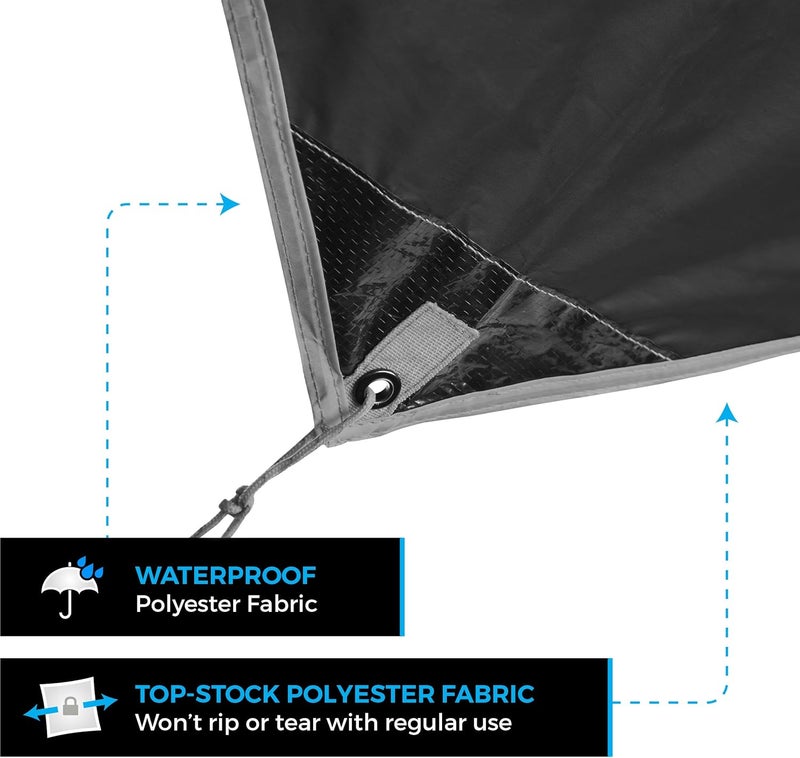 Bear Butt Hammock Rain Fly & Camping Tarp - 11 x 9 ft Ultralight Waterproof Tarp for Hammock & Tent Camping - Easy to Set Up - Image 4