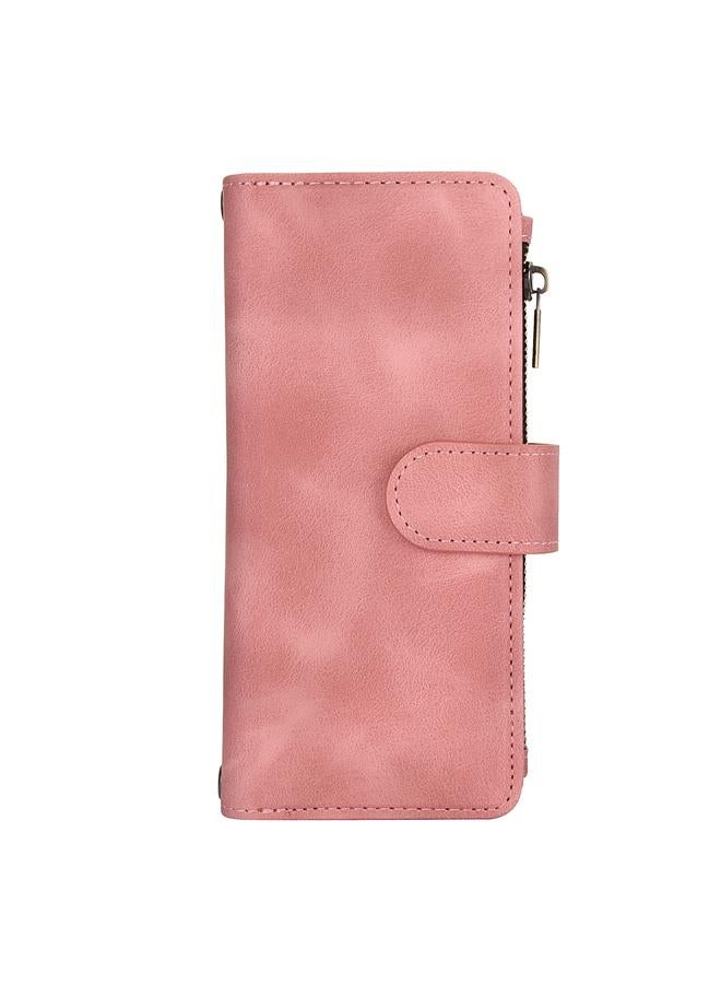 S-TOP Case For Samsung Galaxy S24 Ultra Dream 9-Card Zipper Wallet RFID Leather Phone Case with Lanyard - Image 2