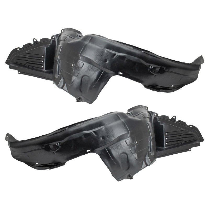 TRQ Front Inner Fender Liner Set Compatible with 20082011 Subaru Impreza SU1248117 SU1249117