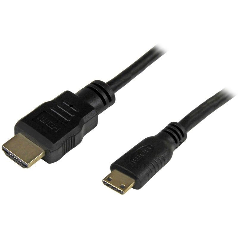 STARTECH.COM 6 FT HIGH Speed HDMI Cable with ETHERNET- HDMI to HDMI Mini- M/M - Image 1