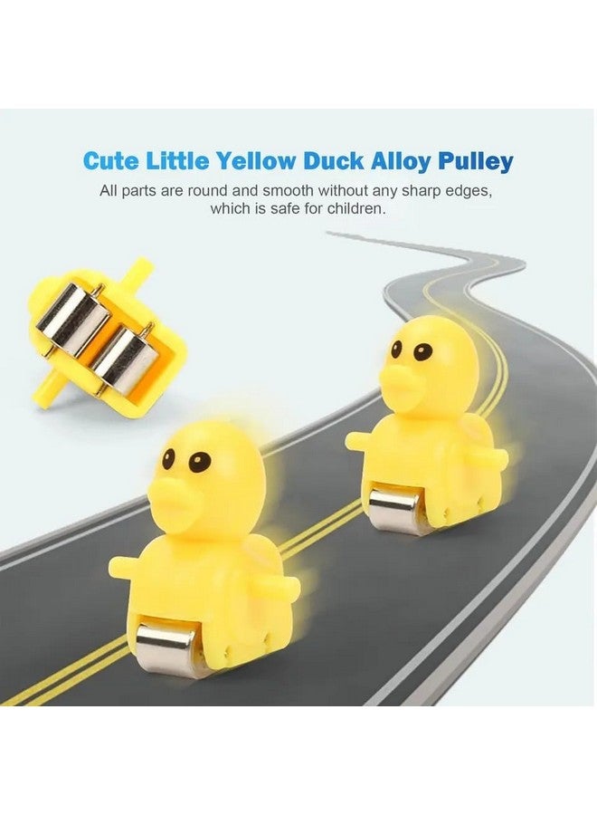 Goyal's Duck Slide Toy Set, Funny Automatic Stair-Climbing Ducklings Cartoon Race Track Set Little Lovely Duck Slide Toy Escalator Toy with Lights and Music (Duck Track Set) - Image 3
