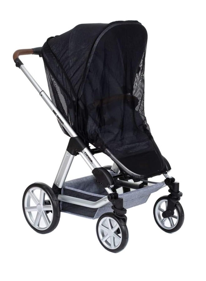 Mosquito Net For Infant Carrier - Fine Mesh Protection Against Insects With Elastic Band And Breathable Polyester For Safe Travel - 0 Months+