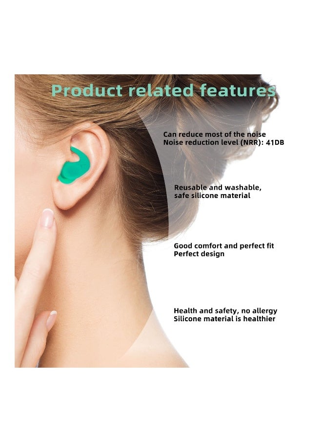 Generic - Ear Plugs for Sleeping Noise Cancelling, 3 Pairs of 41dB NRR Earplugs, Anti-Shedding Design, for Sleep, Noise Sensitivity, and Flight - Image 1