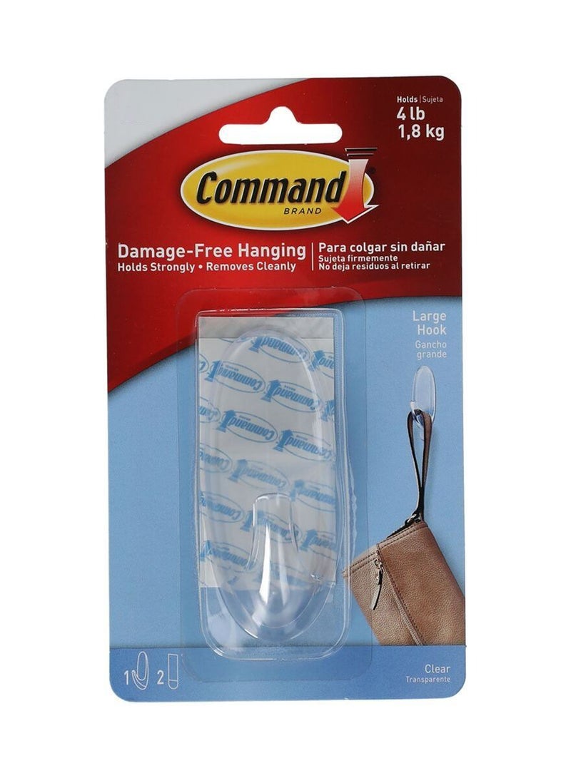 كوماند خطاف بشرائط شفاف كبير - Image 1