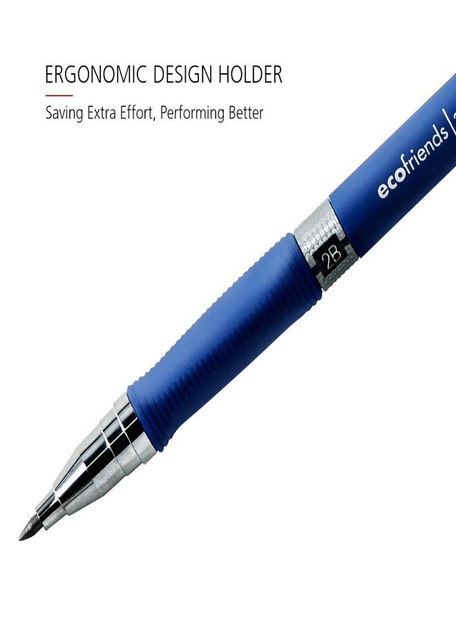 Baile 2.0mm 2B Mechanical Pencil with Lead Refill (Black)(Sharpener in The Cap) - Image 4