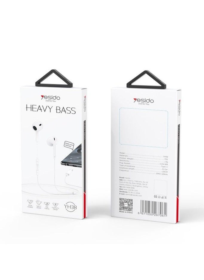 Yesido Type C headphone  - Image 2