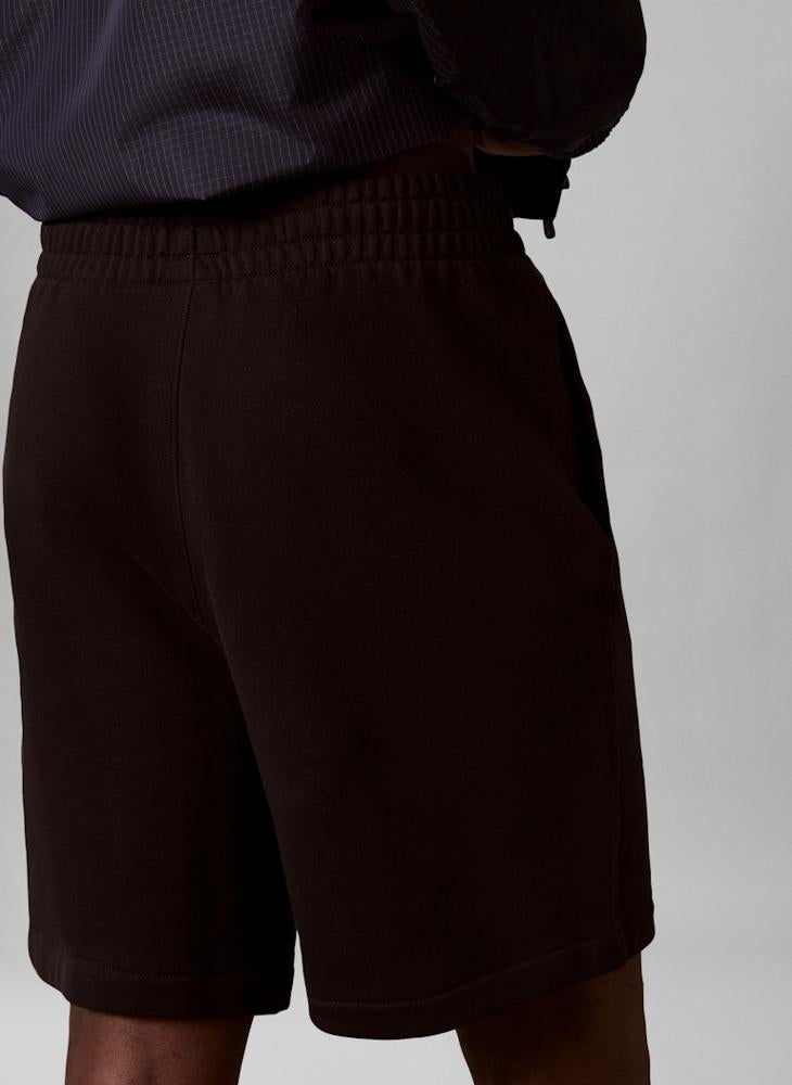 CALVIN KLEIN Embroidered Cotton Terry Shorts - Image 4