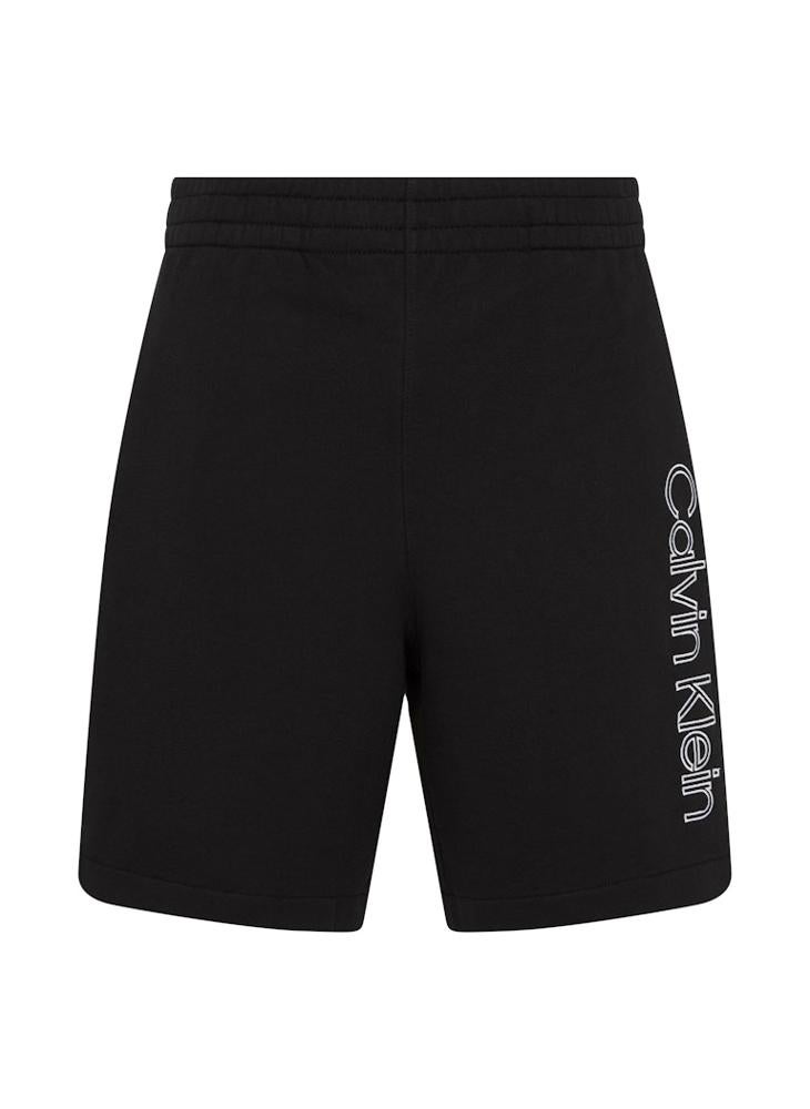 CALVIN KLEIN Embroidered Cotton Terry Shorts - Image 5