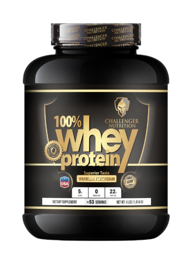 بروتين مصل اللبن بنكهة آيس كريم الفانيليا 4Lb