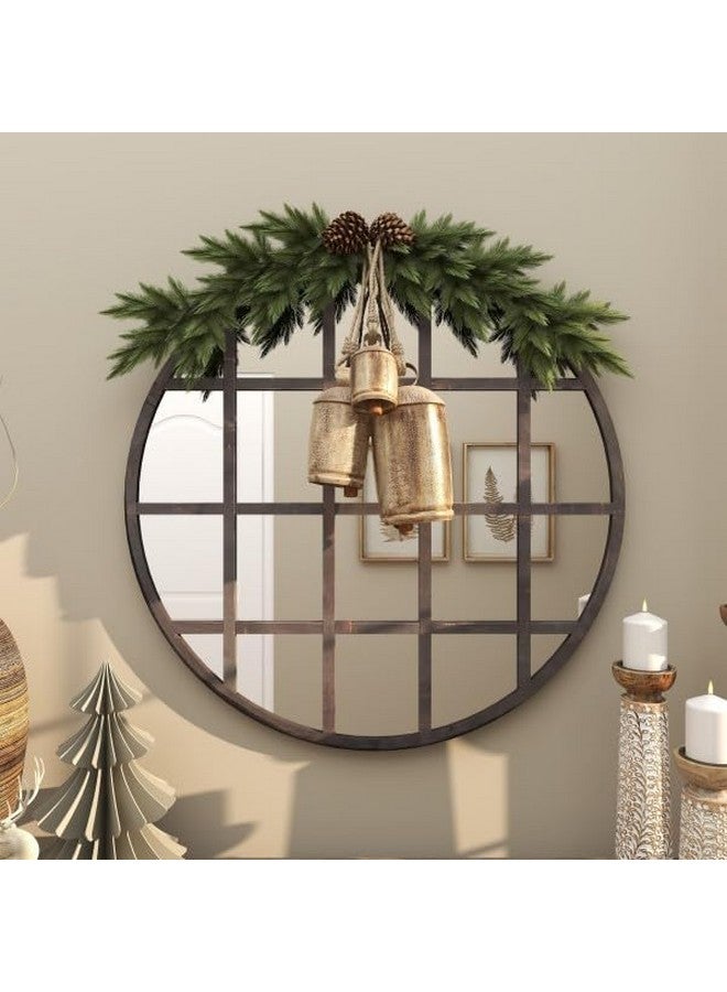 ديكو 79 أجراس بقرة عملاقة مزخرفة مستوحاة من التبت من مجموعة Deco 79 Gold Metal مع حبل معلق من الجوت، مجموعة من 3 قطع بارتفاع 10 بوصات و8 بوصات و6 بوصات - أسطوانية - Image 4