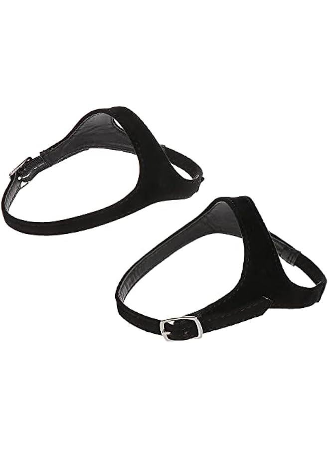 المرأة انفصال قابل للتعديل رباط الحذاء التبعي ، وتستخدم لتحديد فضفاض الكعب العالي ( تحول الفراء الأسود ) - Image 1