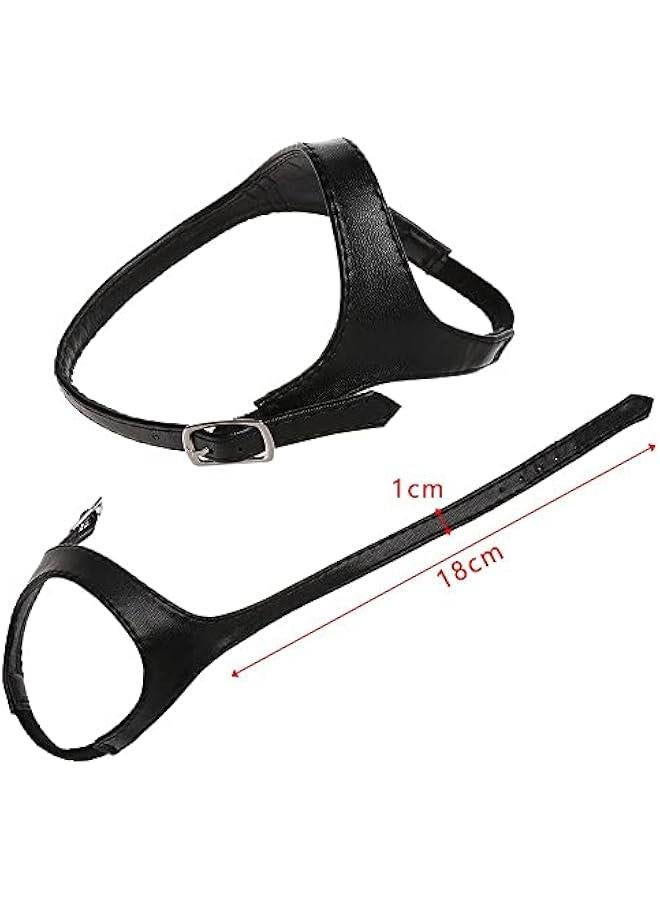 المرأة انفصال قابل للتعديل رباط الحذاء التبعي ، وتستخدم لتحديد فضفاض الكعب العالي ( تحول الفراء الأسود ) - Image 2