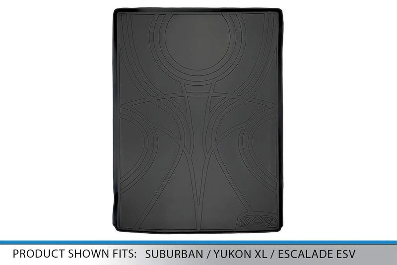 MAX LINER MAXLINER All Weather Cargo Liner Floor Mat Behind 2nd Row Black for 2015-2020 Suburban/Yukon XL/Escalade - Image 3