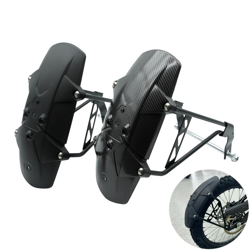 Carbon Fiber Rear Fender Mudguard And Wheel Protection Flaps For Sur Ron Light Bee X And S Modification Parts - Image 4