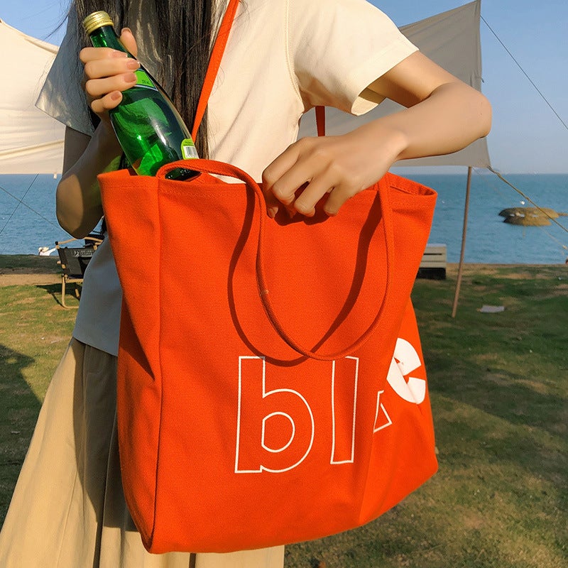Fashion Letter Print Large Capacity Tote Bag - Image 2