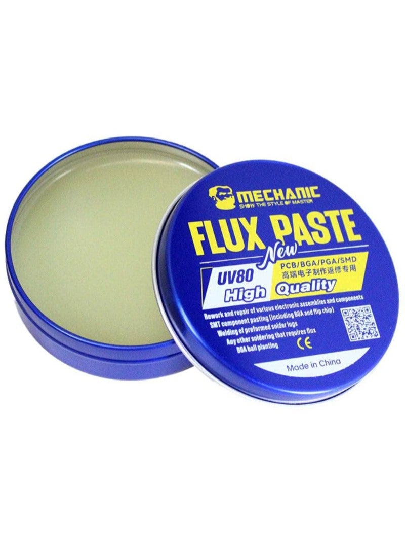 ميكانيك UV80 لا نظيف لحام لحام لصق الجريان للإلكترونيات PCB BGA PGA SMD أداة لحام - Image 2