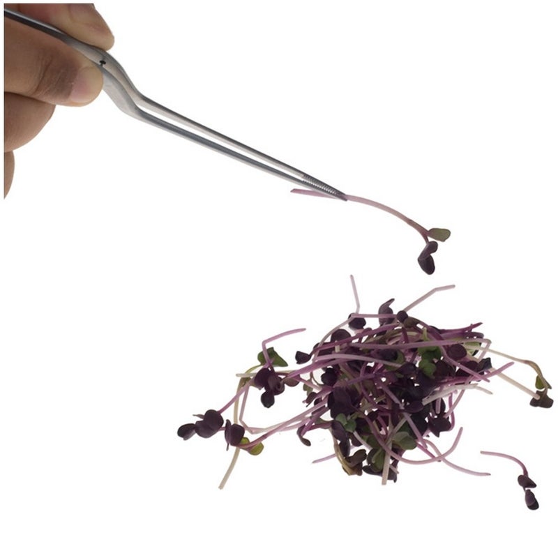 JB Prince J.B. Prince U924 B Offset Fine Tip Tweezer 6.5 Inches - Image 1