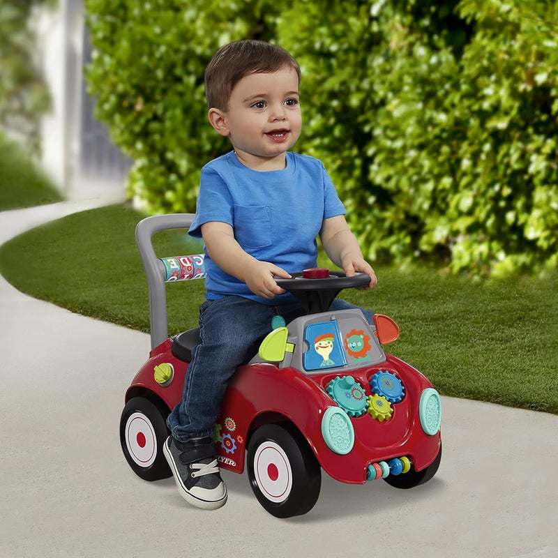 Radio Flyer Busy Buggy, Sit to Stand Toddler Ride On Toy, Ages 1-3, Red - Image 4
