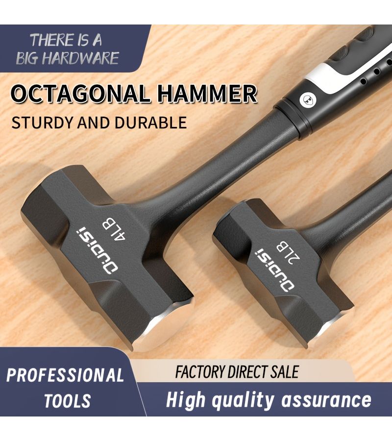 Multi Function Non Slip Shock Proof Heavy Hammer 4 Lb Home Tool - Image 4