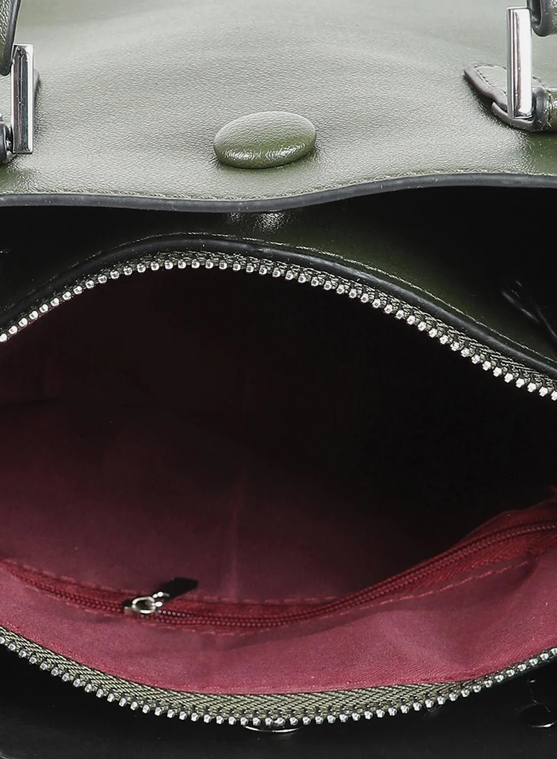 Haute Sauce Ebony Elegance Black Handbag