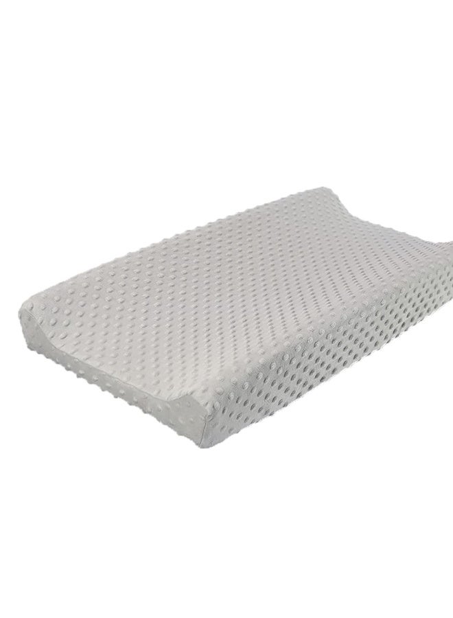 iEvolve Changing Pad Cover Ultra Soft Minky Dots Changing Table Cover Breathable Changing Table Sheet Diaper Changing Pad Cover for Baby Boys Girls (Silvergrey) - Image 1