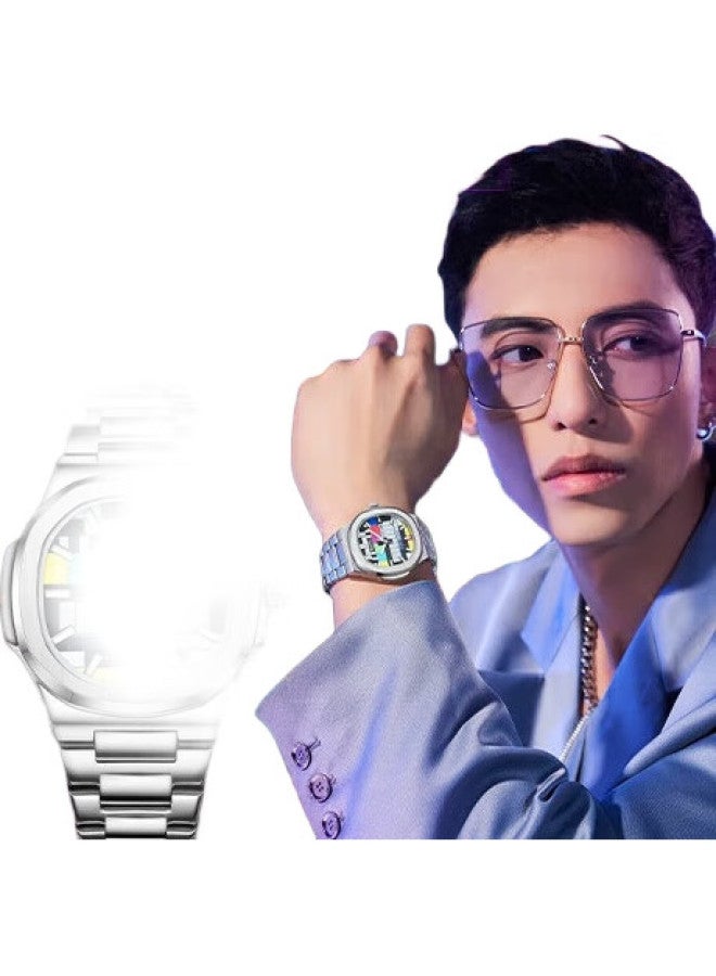 Fairwhale Retro Tv Watch, Men'S Mechanical-Feel Sports Watch, National Brand, Top Ten Watches For Students, 5210 - Image 3