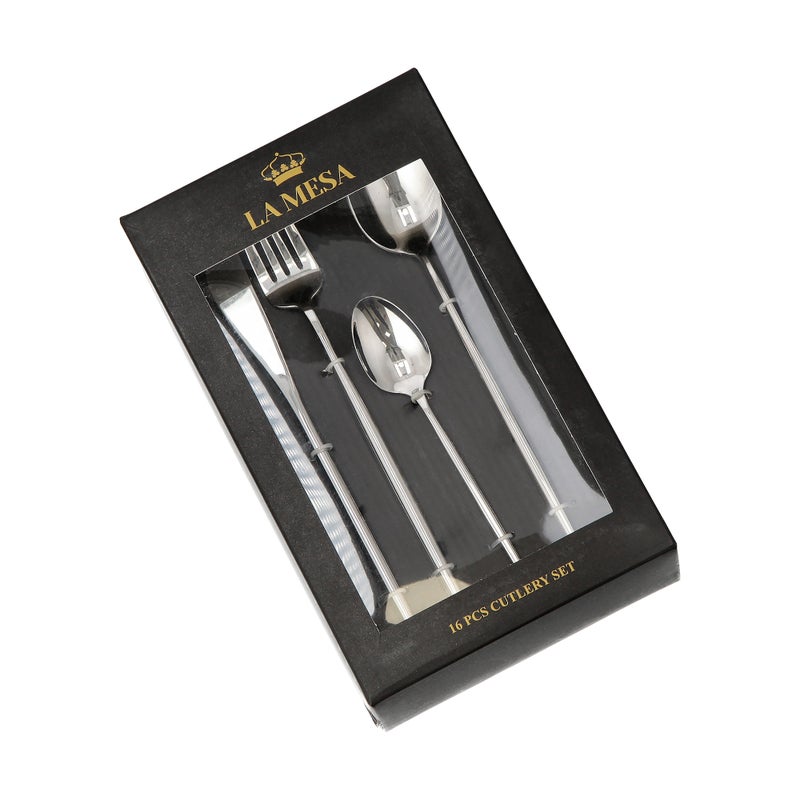 La Mesa 16 Pcs Modern Cutlery Set - Image 4