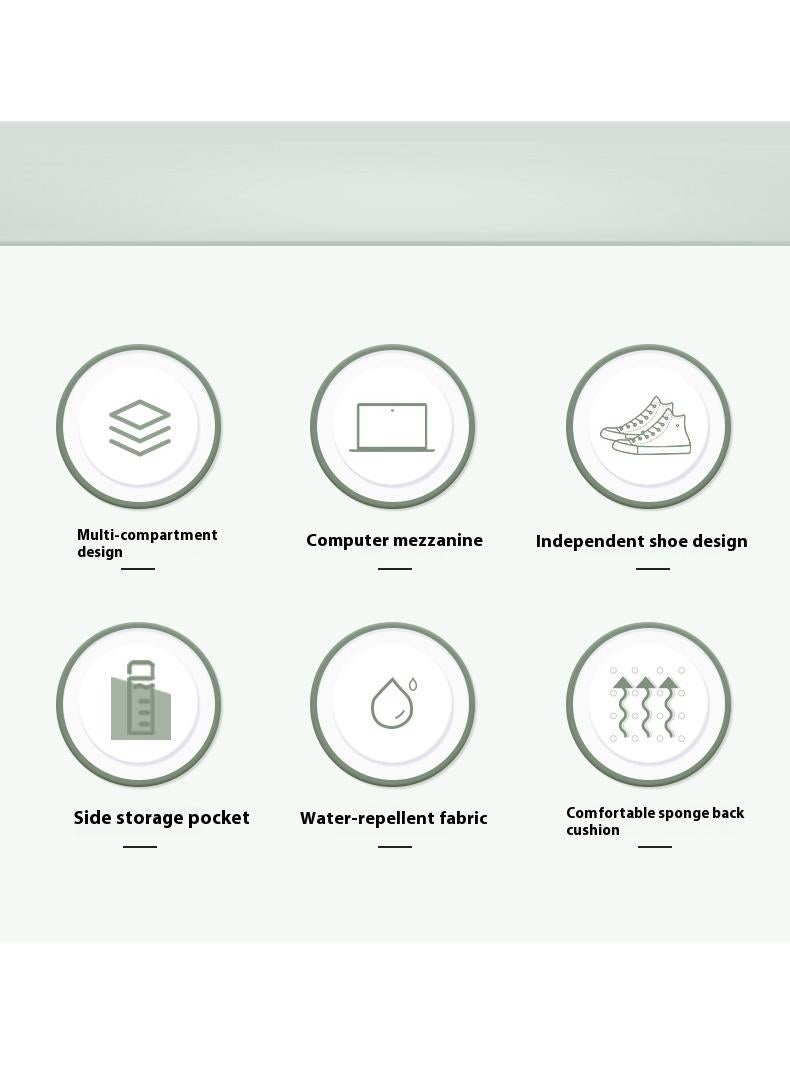 Y&D Rucksack Bag For Men And Women Large Water Resistant Trekking Hiking Bag Travel Backpack - Image 2