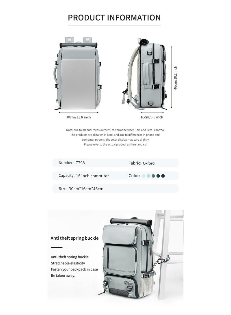 Y&D Rucksack Bag For Men And Women Large Water Resistant Trekking Hiking Bag Travel Backpack - Image 4