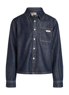 Calvin Klein Jeans Youth Regular Tencel Shirt  - Image 4