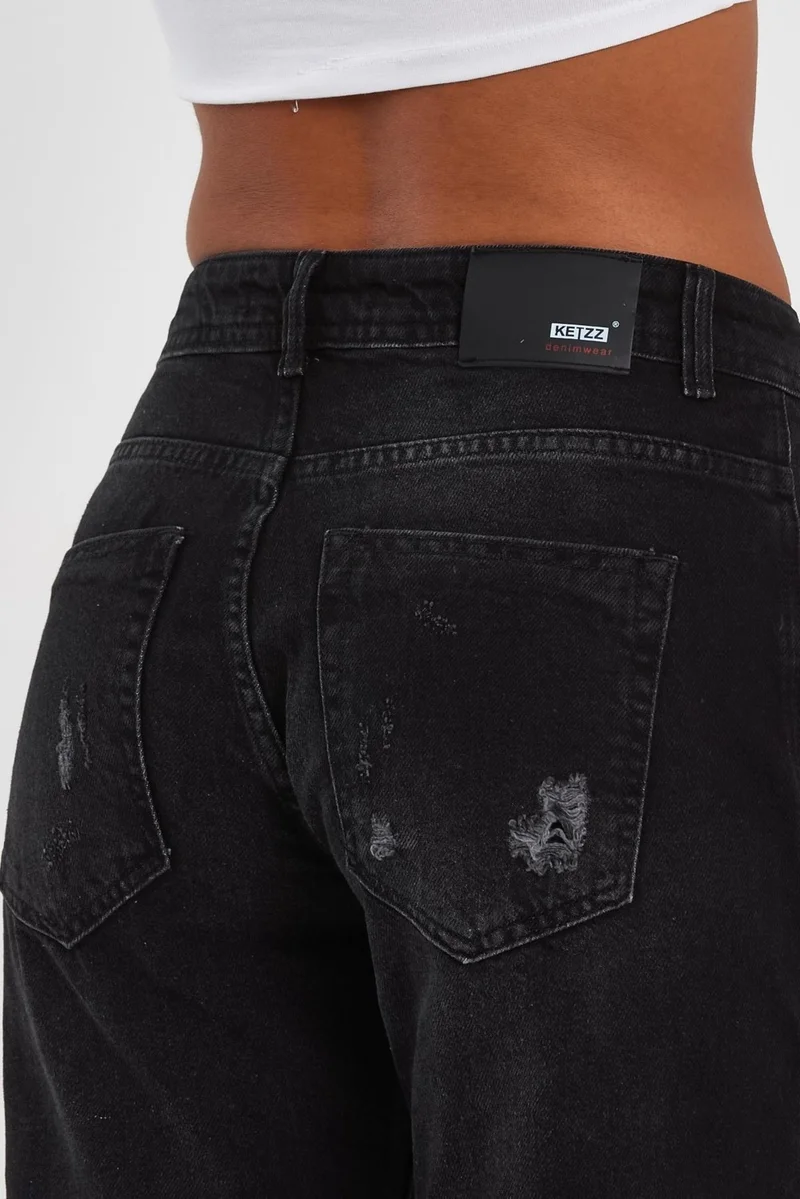 Alexander Gardi Special Collection Ripped Detail Denim Trousers (AG-1051G)