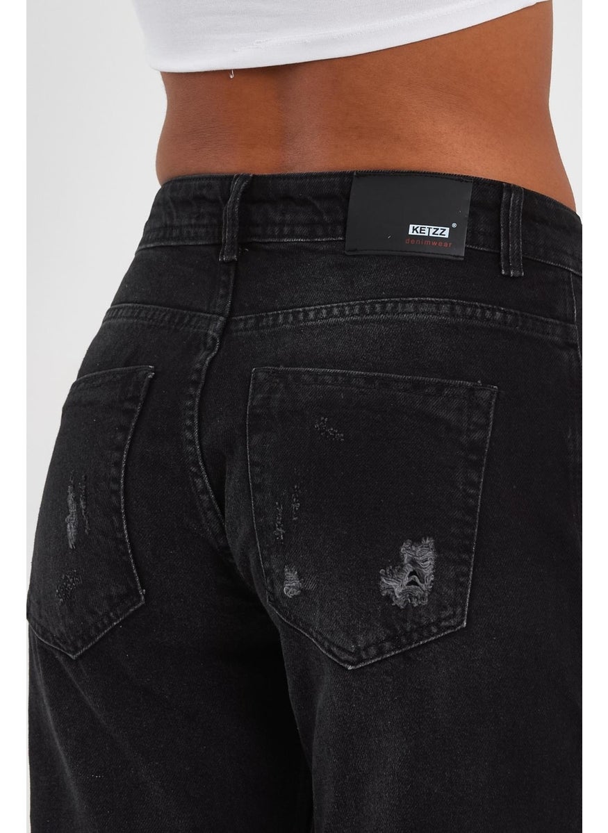 Alexander Gardi - Special Collection Ripped Detail Denim Trousers (AG-1051G) - Image 1