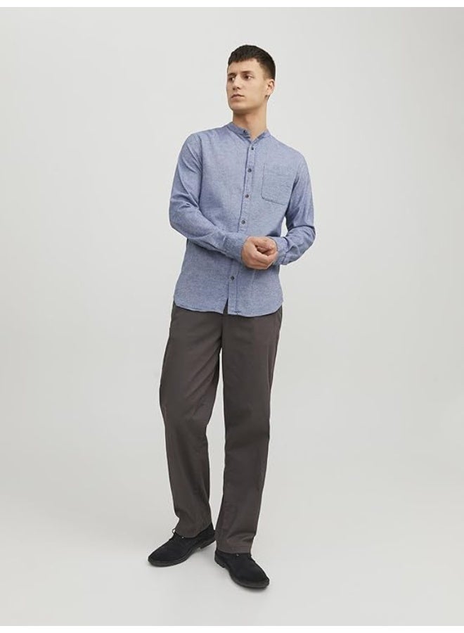 JACK & JONES Jjeband Melange Shirt Ls Noos  - Image 2