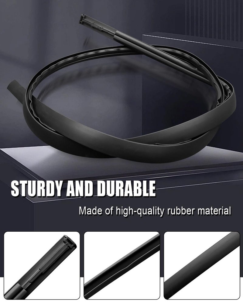 TIKSCIENCE Roof Drip Molding Weatherstrip Left and Right Side Fit for Toyota Camry 2007-2011 Replace 75556-06030 75555-06030 7555606030 7555506030 - Image 4