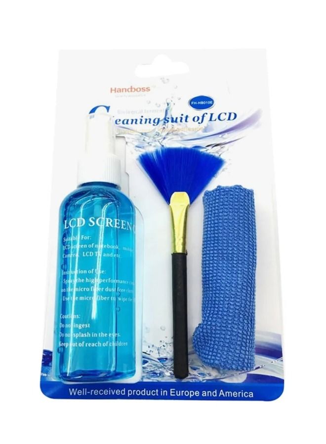 هاند بوس طقم تنظيف شاشة الكمبيوتر المحمول أزرق فاتح