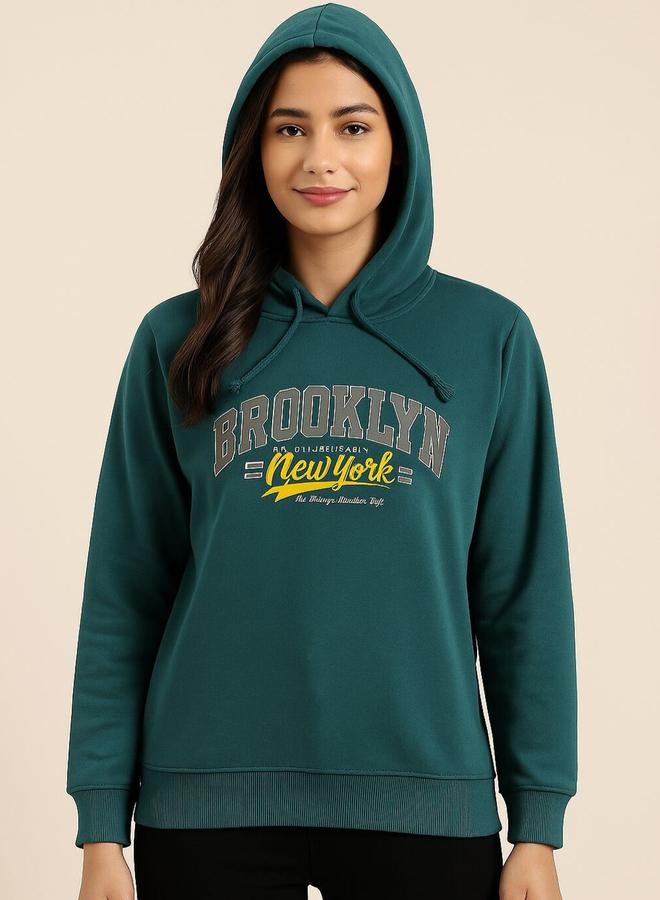 Pause Women Regular Fit Graphic Print Hoodie - Image 1