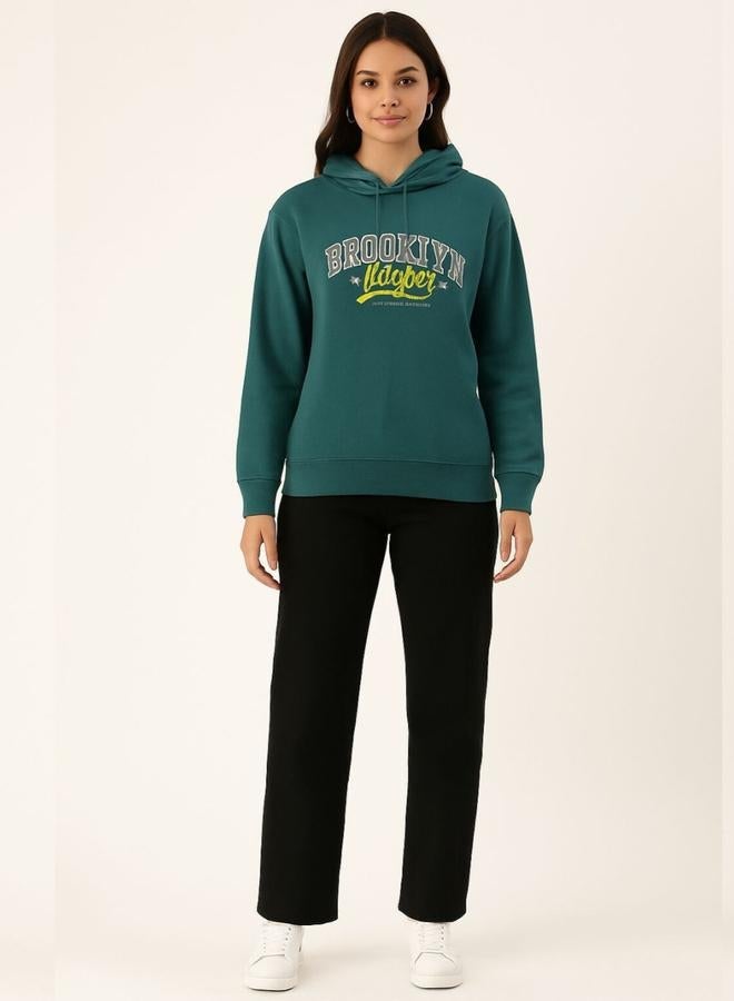Pause Women Regular Fit Graphic Print Hoodie - Image 4
