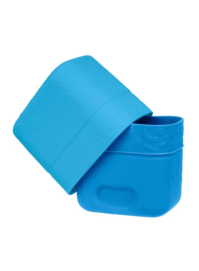 B.Box Silicone Lunch Pocket | Fits Lunch Box Sandwich Compartment | Reusable & Roll-Up Design | 14.5 fl oz | BPA Free-Ocean - Image 1