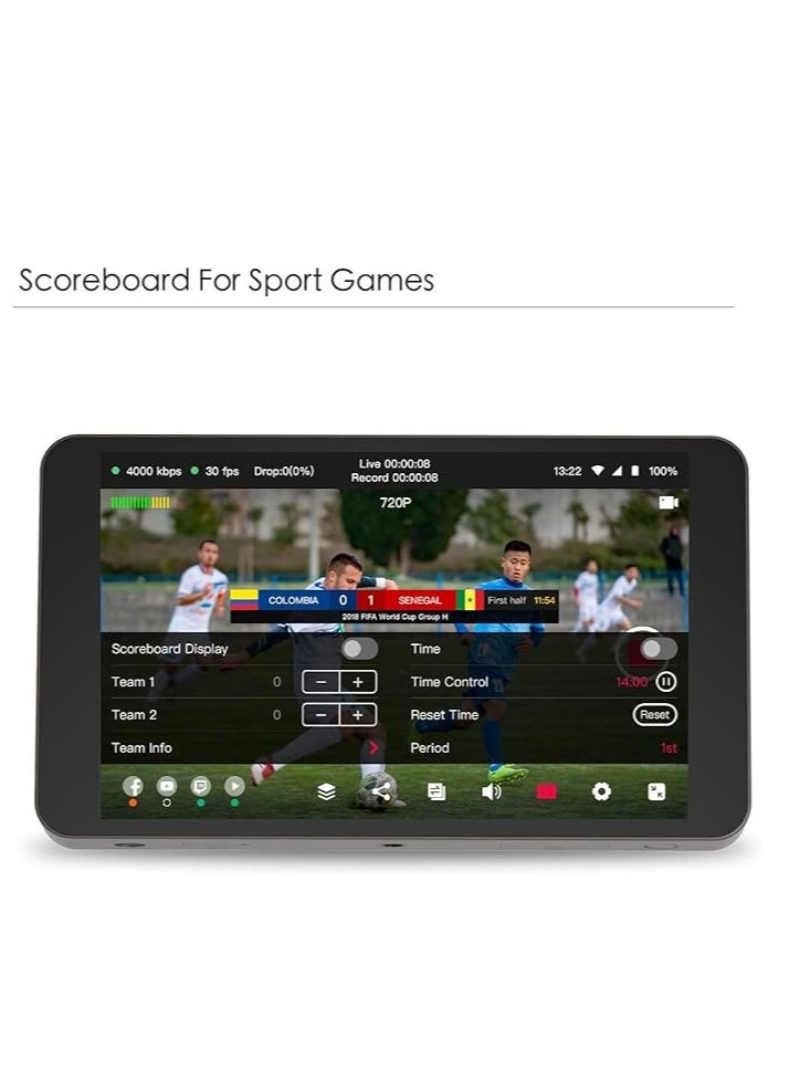 YOLOLIV - YoloLiv 4 in 1 Equipment Yolo Box Portable Multi-Camera Live Streaming Studio Device Encoder Switcher Recorder Monitor - Image 1