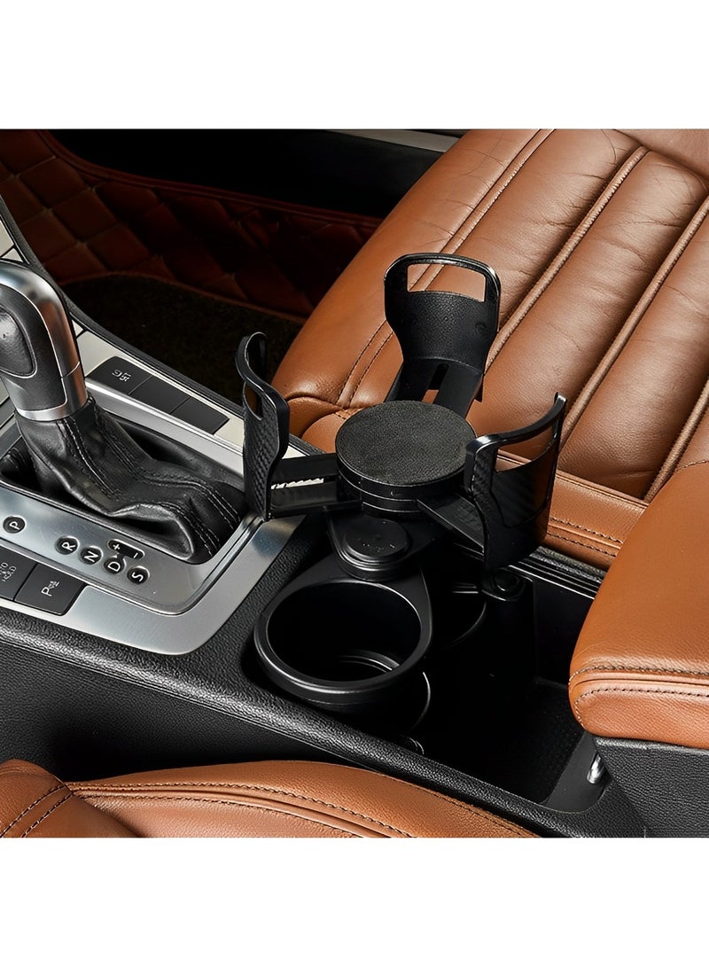 REOCLE 5 in 1 Car Cup Holder Expander Adjustable Cup Holder for Car Cup Holder Phone Mount Universal Insert Expandable Cup Sundry Storage for Snack & Bottles & Drinks - Image 4