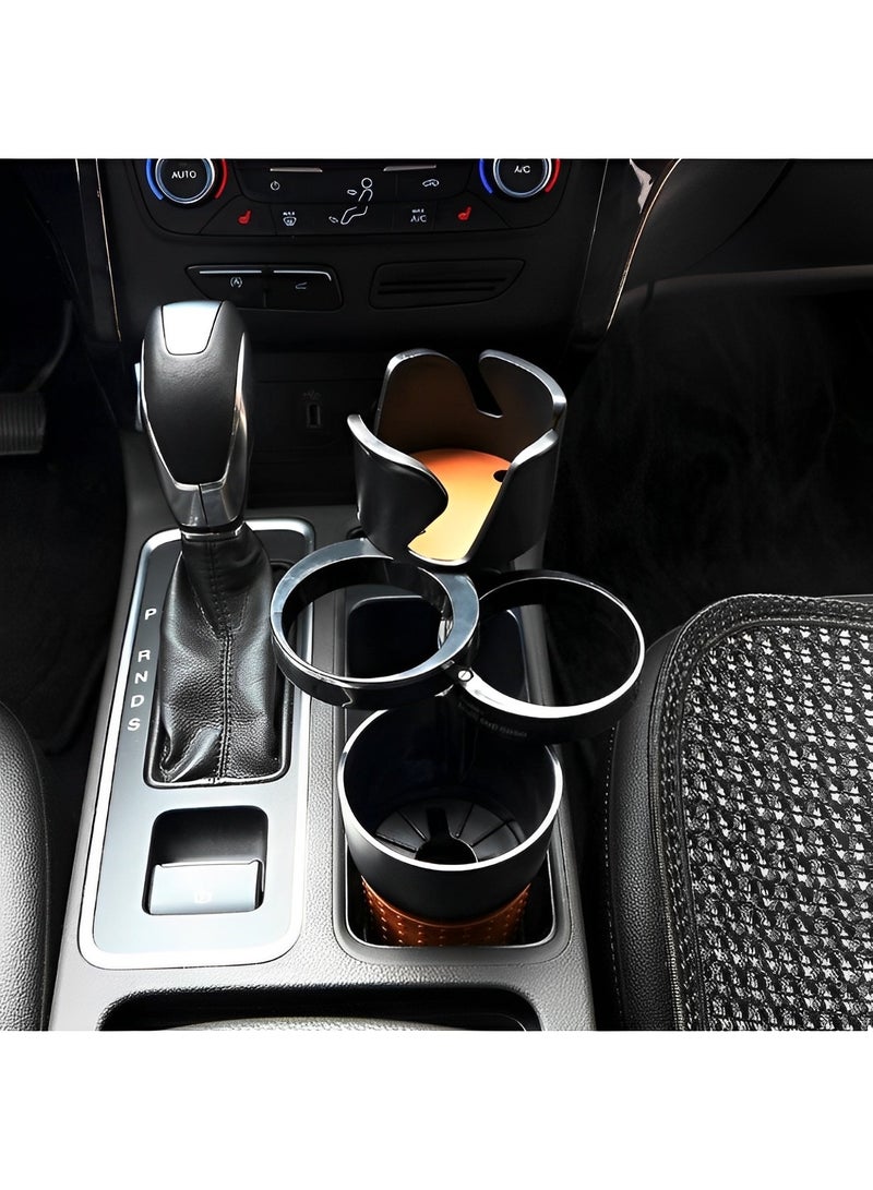 REOCLE 5 in 1 Car Cup Holder Expander Adjustable Cup Holder for Car Cup Holder Phone Mount Universal Insert Expandable Cup Sundry Storage for Snack & Bottles & Drinks - Image 5
